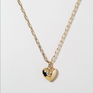 ~Gold heart necklace~